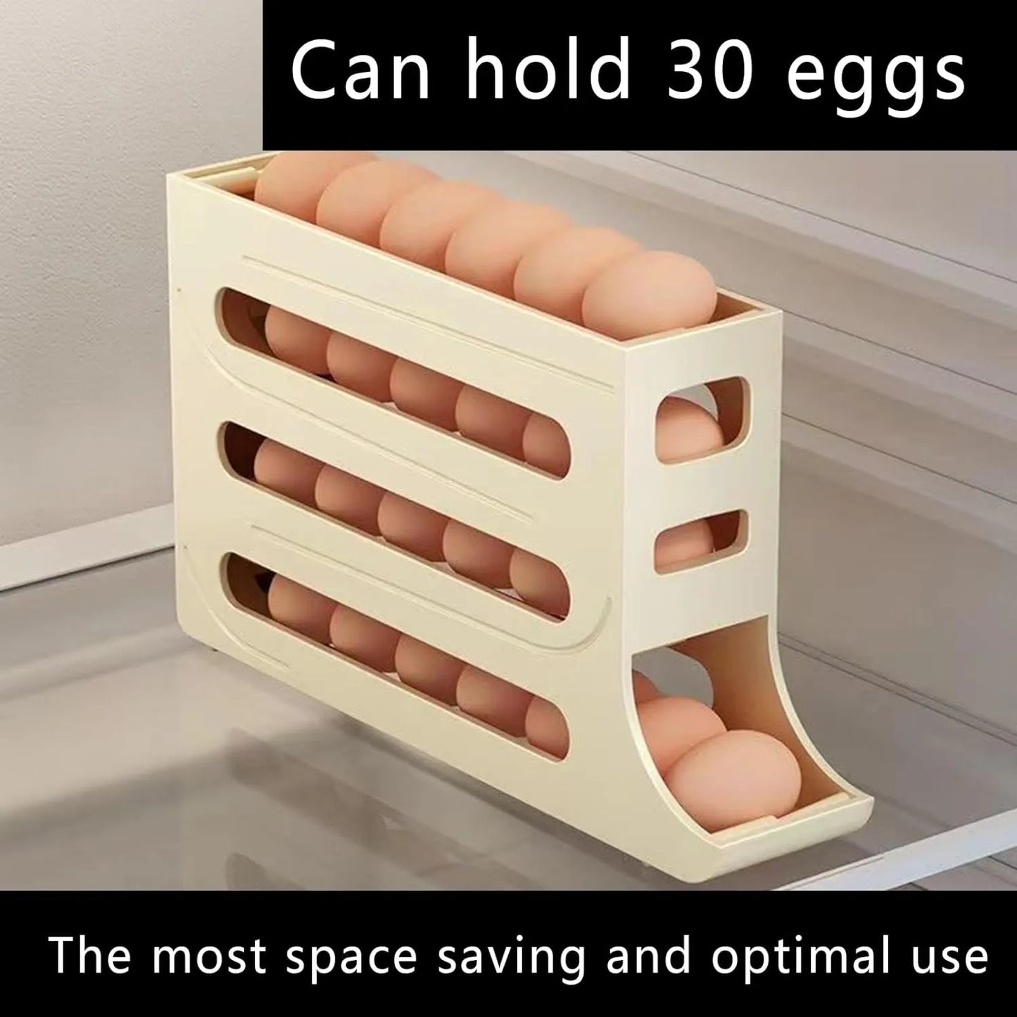 4 Tier Fridge Egg Storage