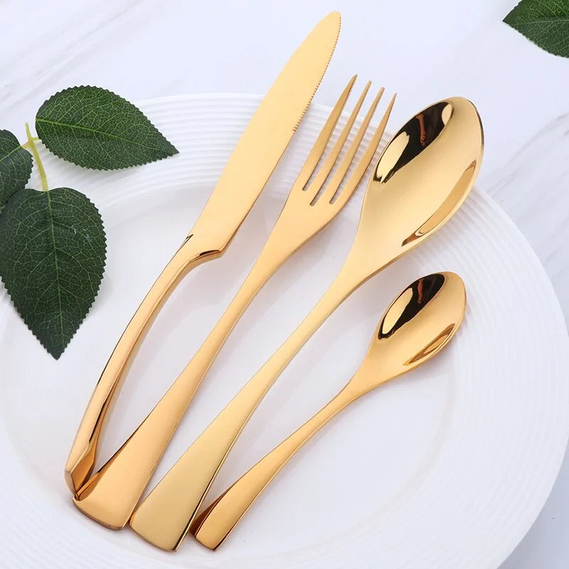 Stainless Steel Color Cutlery Set