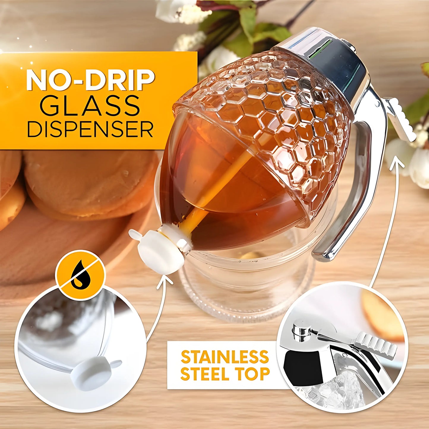 Clever Culinary Honey Dispenser